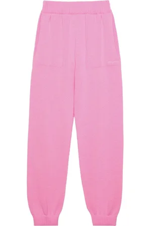 Msgm Embroidered-logo trousers