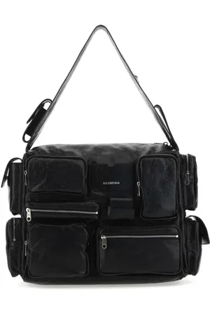 Balenciaga Superbusy logo zipped shoulder bag