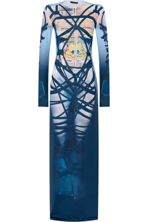 Y / PROJECT Graphic-print maxi dress