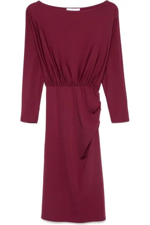 Kaos Ruched midi dress