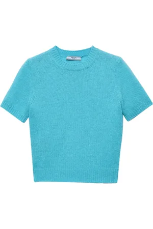Prada Short-sleeve cashmere sweater