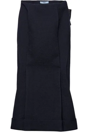 Prada Deconstructed midi skirt