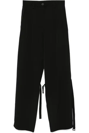 ISABEL BENENATO Strap-detail trousers
