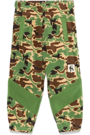 Mini Rodini Camouflage fleece trousers