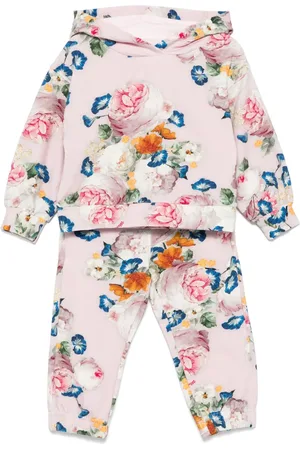 MONNALISA Floral-print tracksuit