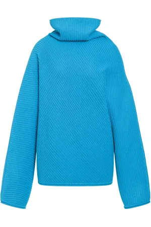 Serafini High-neck ribbed jumper