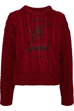 EgonLab Graphic-print crew-neck jumper