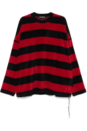 MASTERMIND JAPAN Skull-appliqué sweater