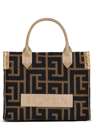 Balmain Small B-Army Labyrinth-jacquard tote bag