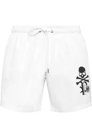 Philipp Plein Logo-print swim shorts