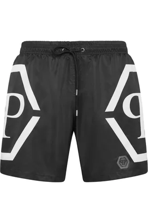 Philipp Plein Logo-print swim shorts
