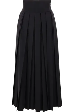 ERMANNO SCERVINO Twill pleated skirt