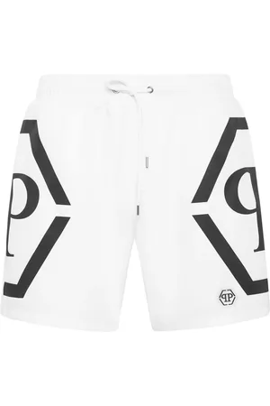 Philipp Plein Logo-print swim shorts