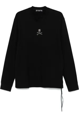 MASTERMIND JAPAN Swarovski-crystals wool T-shirt