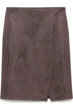 Serafini Wrap midi skirt