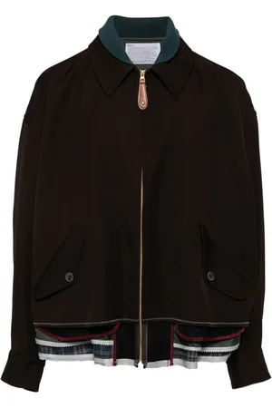 Kolor Layered-design wool jacket