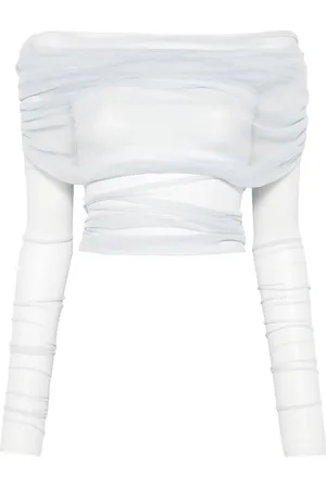 CHRISTOPHER ESBER Veiled silk top