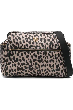 VERSACE Leopard-print changing bag