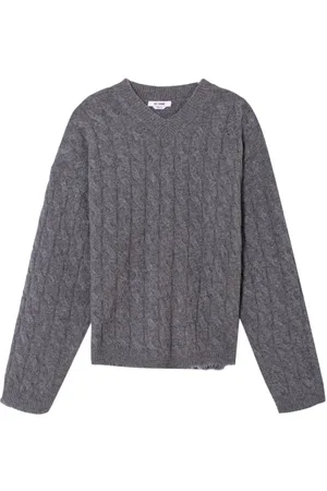 RE/DONE Cable-knit cashmere jumper