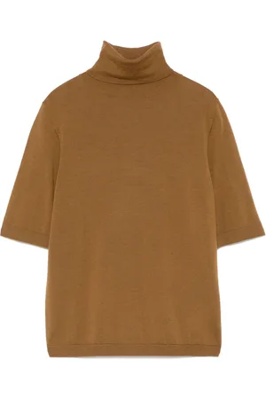 Allude Merino-wool knitted top