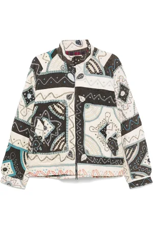 Kartik Research X Baracuta patchwork jacket