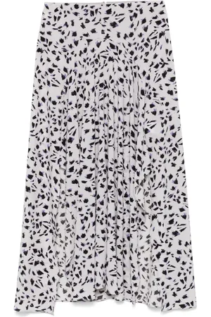Patrizia Pepe Abstract-print midi skirt