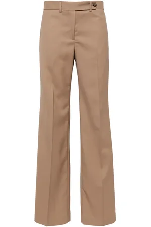 Paul Smith Pressed-crease wool trousers