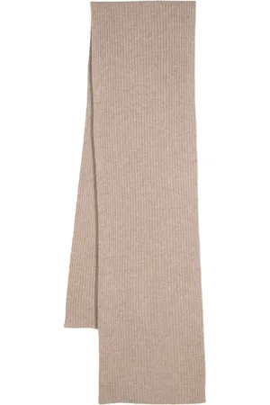 N.PEAL Short ribbed scarf