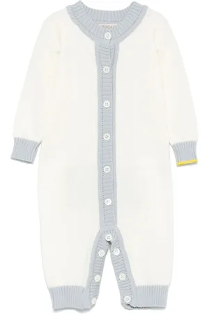 Gensami Contrasting-trim romper