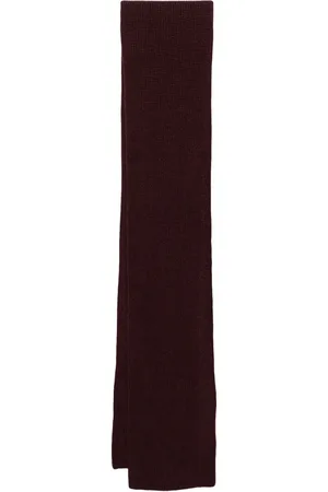 N.PEAL Short ribbed scarf