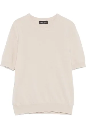 Roberto Collina Short-sleeve knitted top