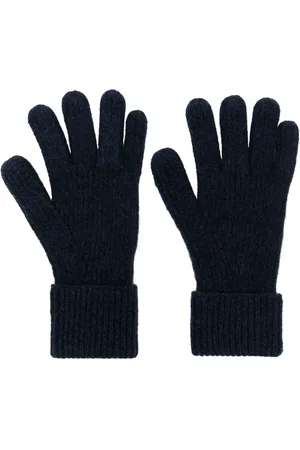 N.PEAL Ribbed cashmere gloves