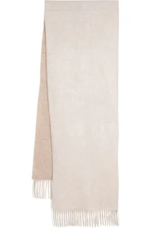N.PEAL Doubleface woven scarf