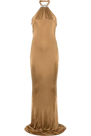 GIUSEPPE DI MORABITO Halterneck maxi dress