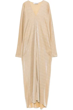 Lanvin Glitter-detail maxi dress