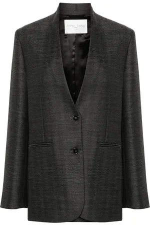 FORTE FORTE Single-breasted wool blazer