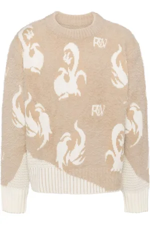 Feng Chen Wang Knitted pattern jumper