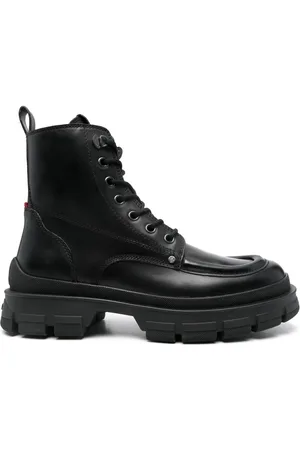 Moncler Heavea City leather boots