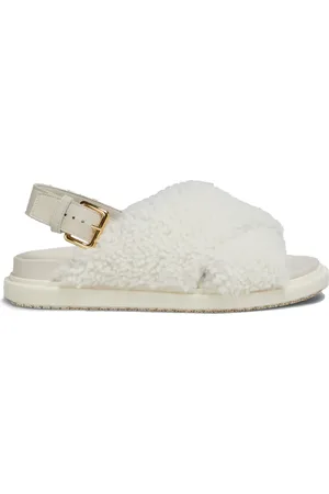 Marni Fussbett shearling sandals