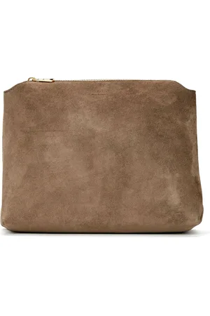 Khaite Medium Lina suede cross body bag