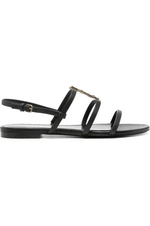 Saint Laurent Cassandre-plaque sandals