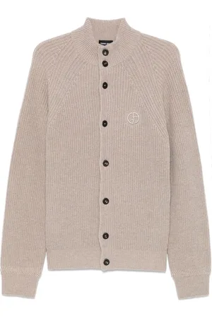 Giorgio Armani Ribbed-knit cardigan