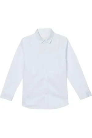 Maison Ava Ribbed-panel shirt