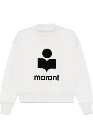 Marant Etoile Moby flocked-logo sweatshirt