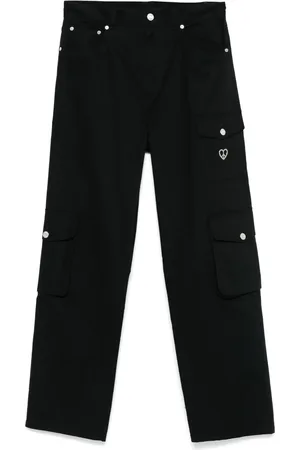Moschino Gabardine-weave cargo pants