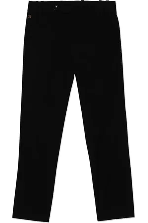 Maison Ava Logo-embroidered trousers