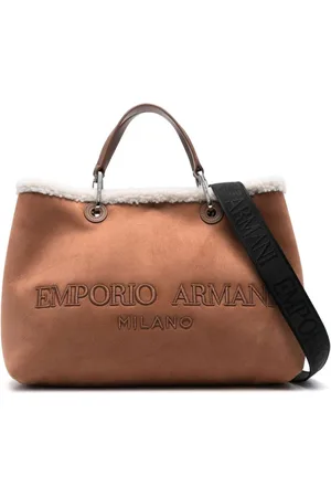 Emporio Armani Logo-embroidered shoulder bag