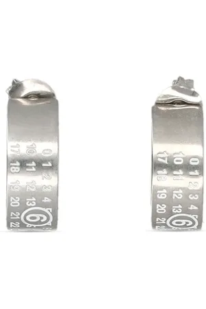 Maison Margiela Numeric Signature hoop earrings