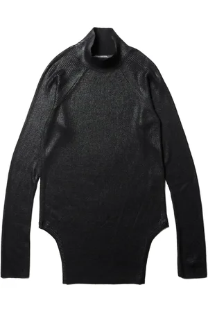 JULIUS Coated high-neck jumper