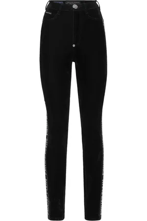Philipp Plein Crystal-embellished skinny jeans